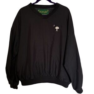 Mens Bastion Golf Pullover Lined w Black Palmetto‎ & Crescent Moon Size X-Large